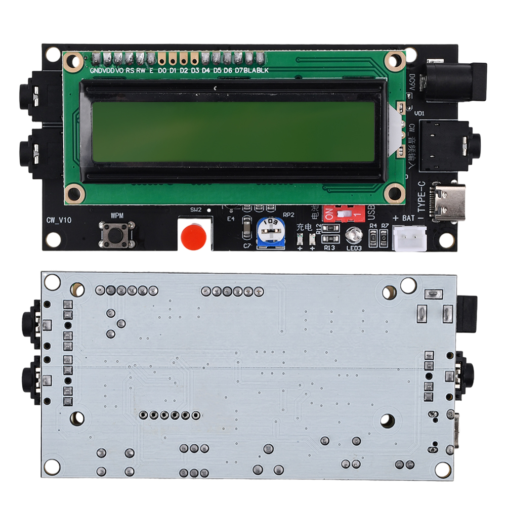 Lcd 1602 - DC5-12V 500mA Radio Morse Code Decoder