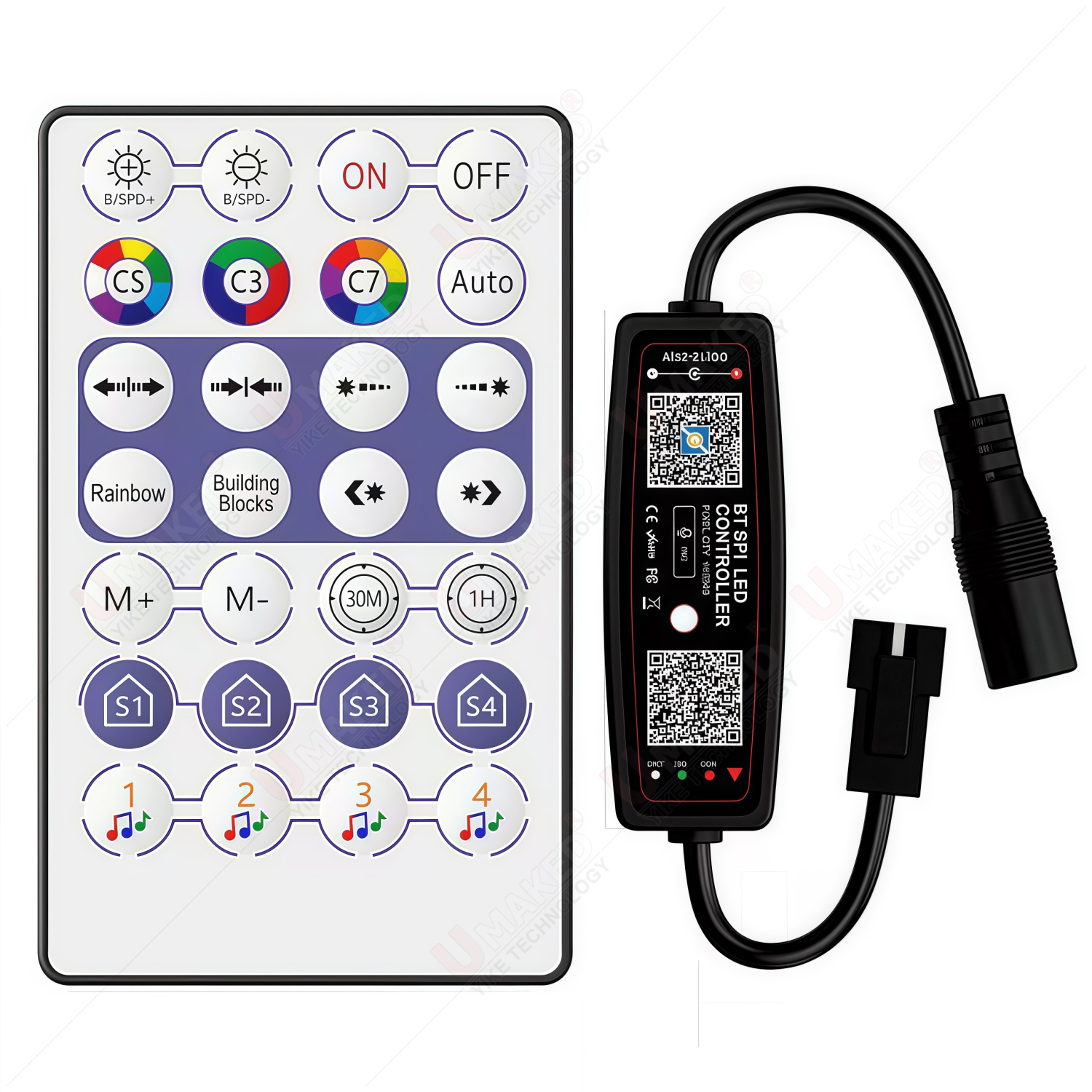 Ws2812B Strip 5V - 5V RGBIC WS2812B USB LED Controller