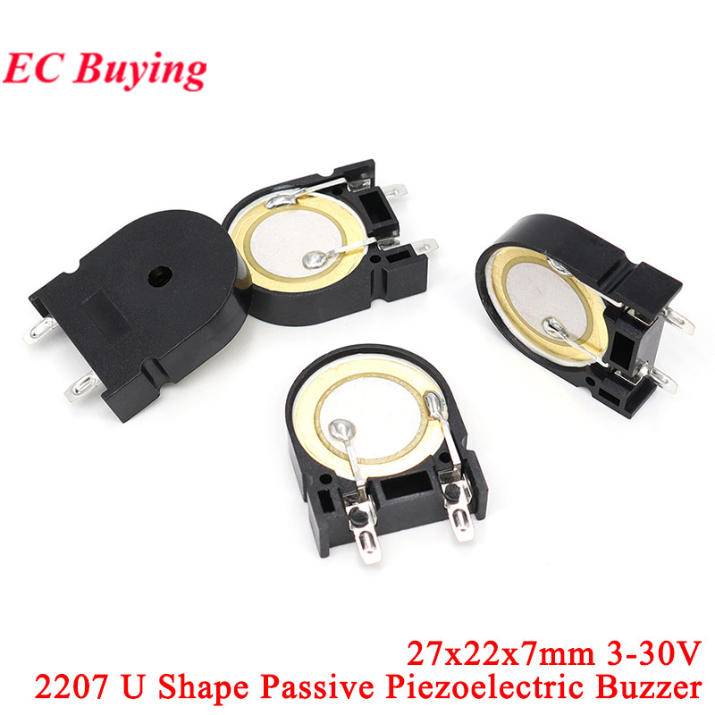 Buzzer Module - 10Pcs/5pcs 2207 U Shape Piezo Buzzer