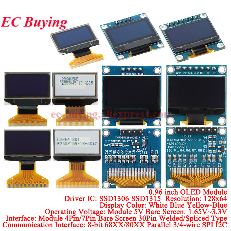 Ssd1306 - 1Pc-5Pc 0.96 Inch 0.96