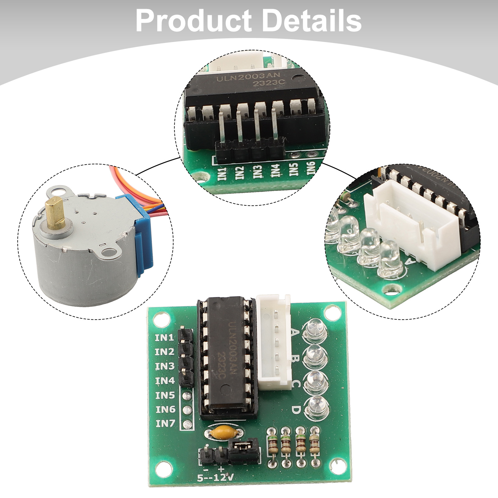 5V 4-Phase Stepper Motor 28BYJ - Stepper Motor 28Byj review and price