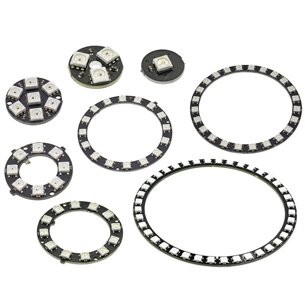 WS2812B LED Ring 8/12/16/24/36 - Ws2812B Strip 5V review and price