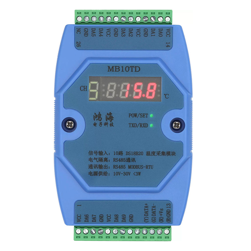 MB10TD 10 channel DS18B20 temp - Ds18B20 review and price