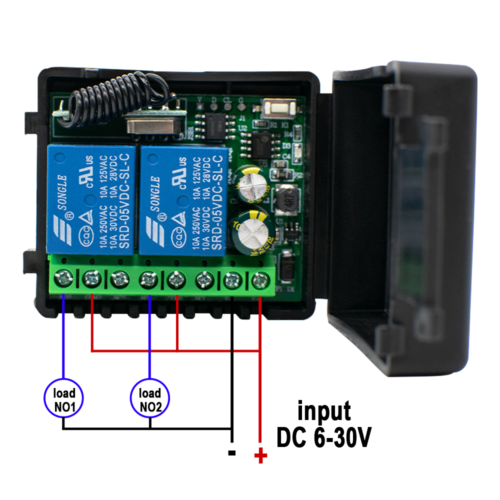 1~10pcs 2 Channel 433MHz RF Re - Relay Module 1 Channel review and price