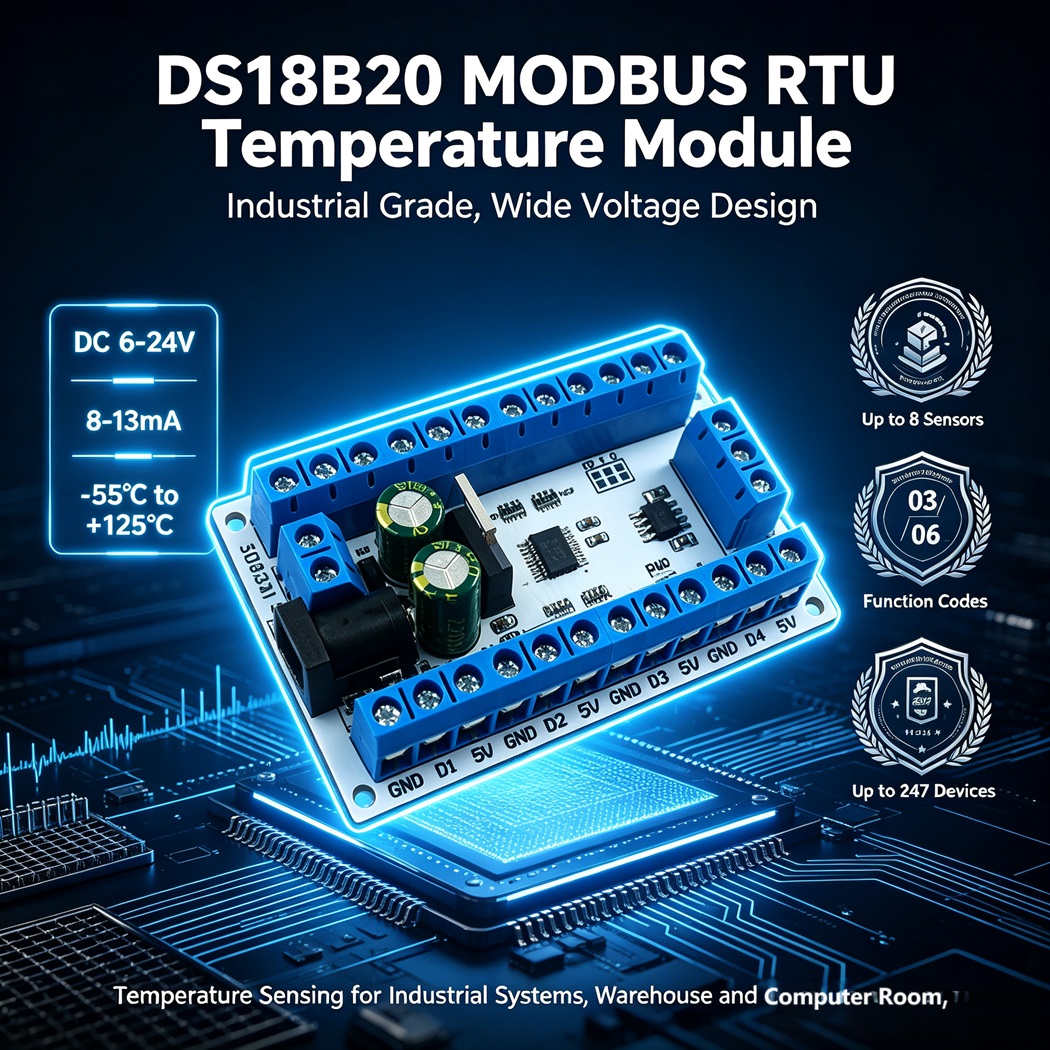 8 Channel DS18B20 Temperature  - Ds18B20 review and price
