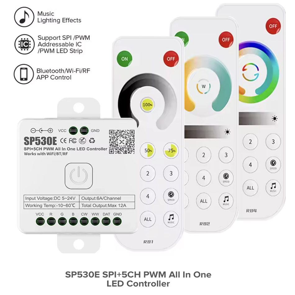 SP530E All In One LED Controll - Ws2812B Strip 5V review and price
