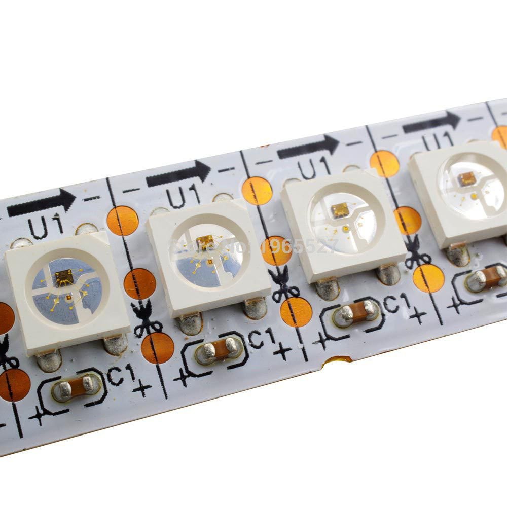 1m WS2812B Pixels LED Strip 14 - Ws2812B Strip 5V review and price