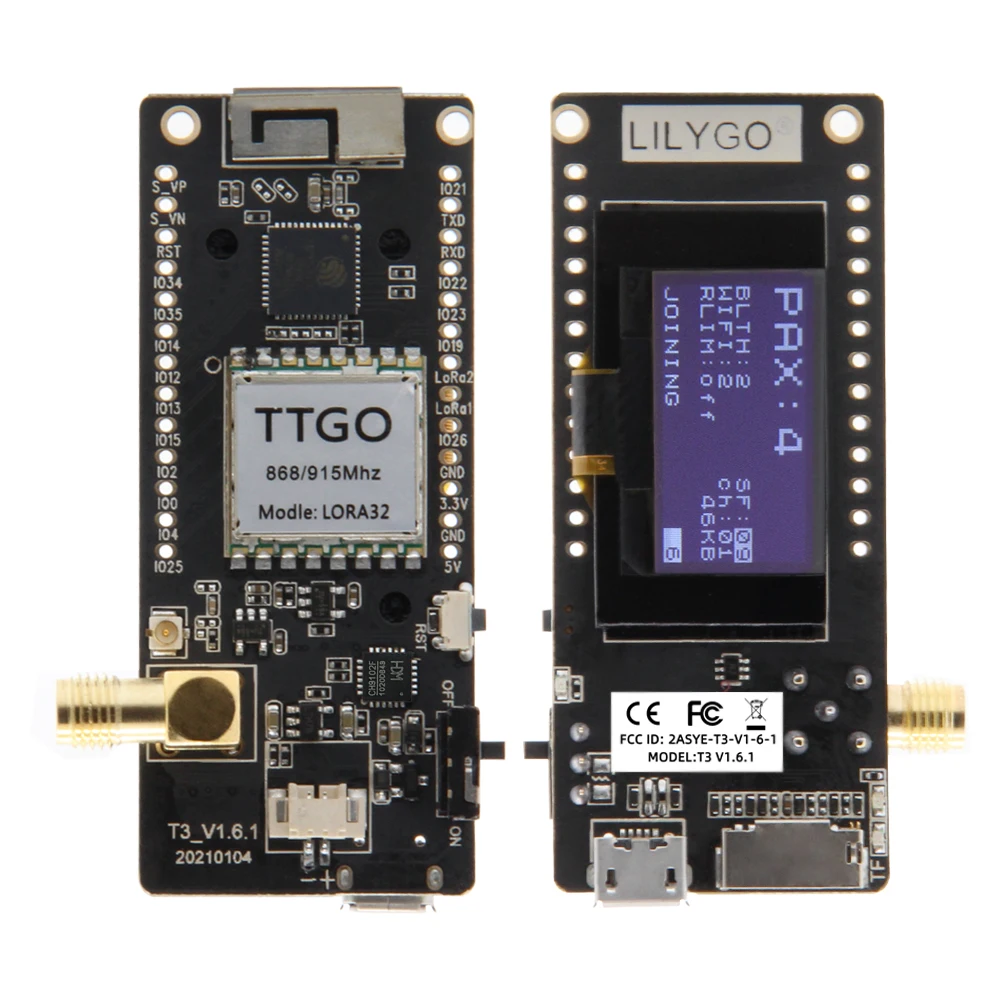LILYGO® TTGO LoRa32 V2.1_1.6 V - Oled Display 0.96 review and price