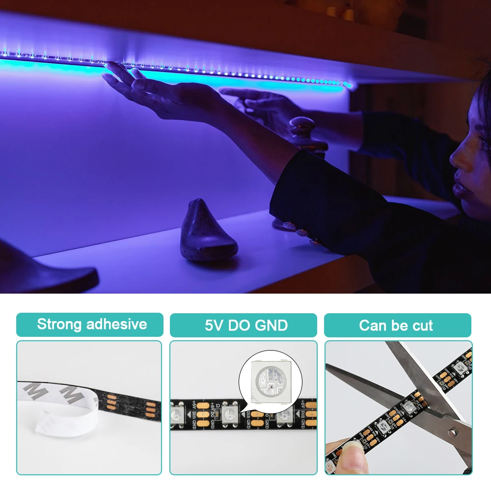5V WS2812B Pixel RGB Led Strip - Ws2812B Strip 5V review and price
