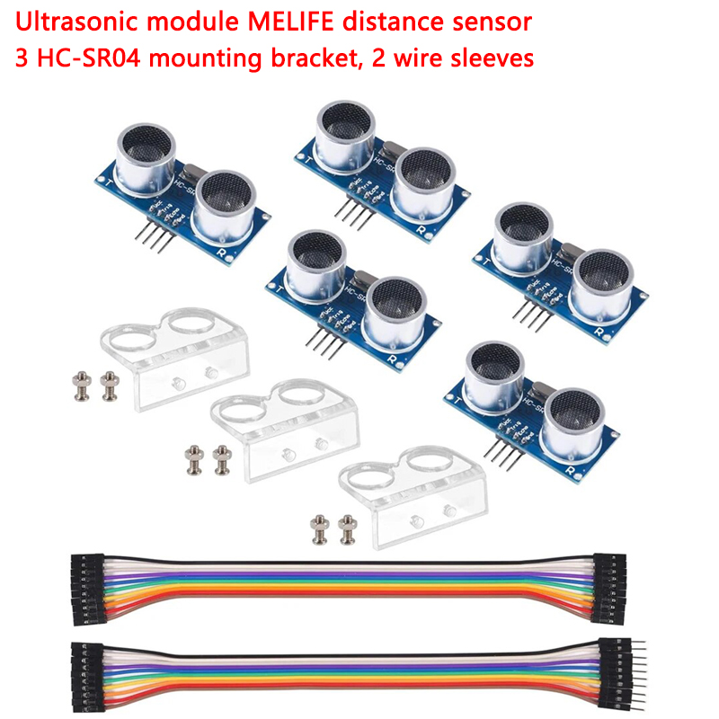5 ultrasonic modules, MELIFE d - Ultrasonic Sensor Hc-Sr04 review and price
