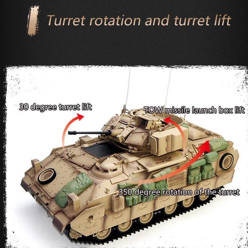 Tongde 1:16 USA M2A2 Bradley R - Ir Remote Module review and price