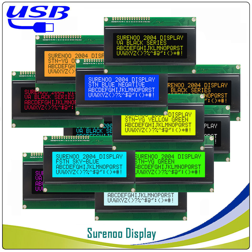 Surenoo LCD2USB USB 204 20X4 2 - Lcd 1602 review and price