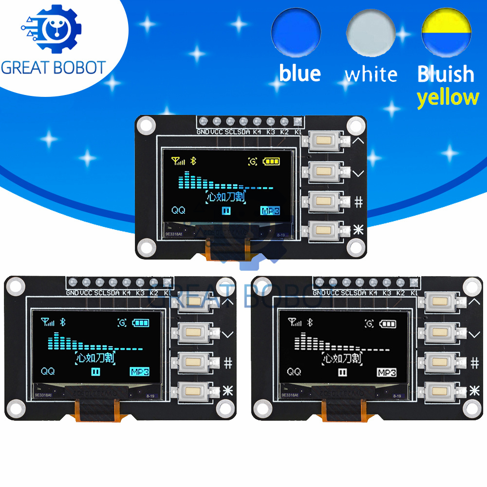 1~2pcs 0.96 inch OLED IIC Whit - Ssd1306 review and price
