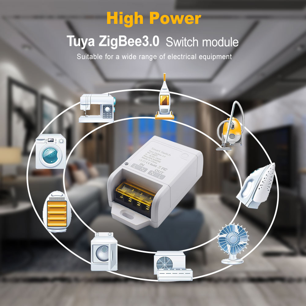 1-10pcs 30A 6600W Zigbee Smart - Relay Module 1 Channel review and price