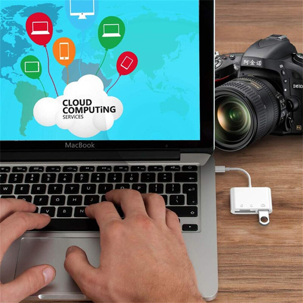 Type C Adapter 3 in 1 USB Hub  - Sd Card Module review and price