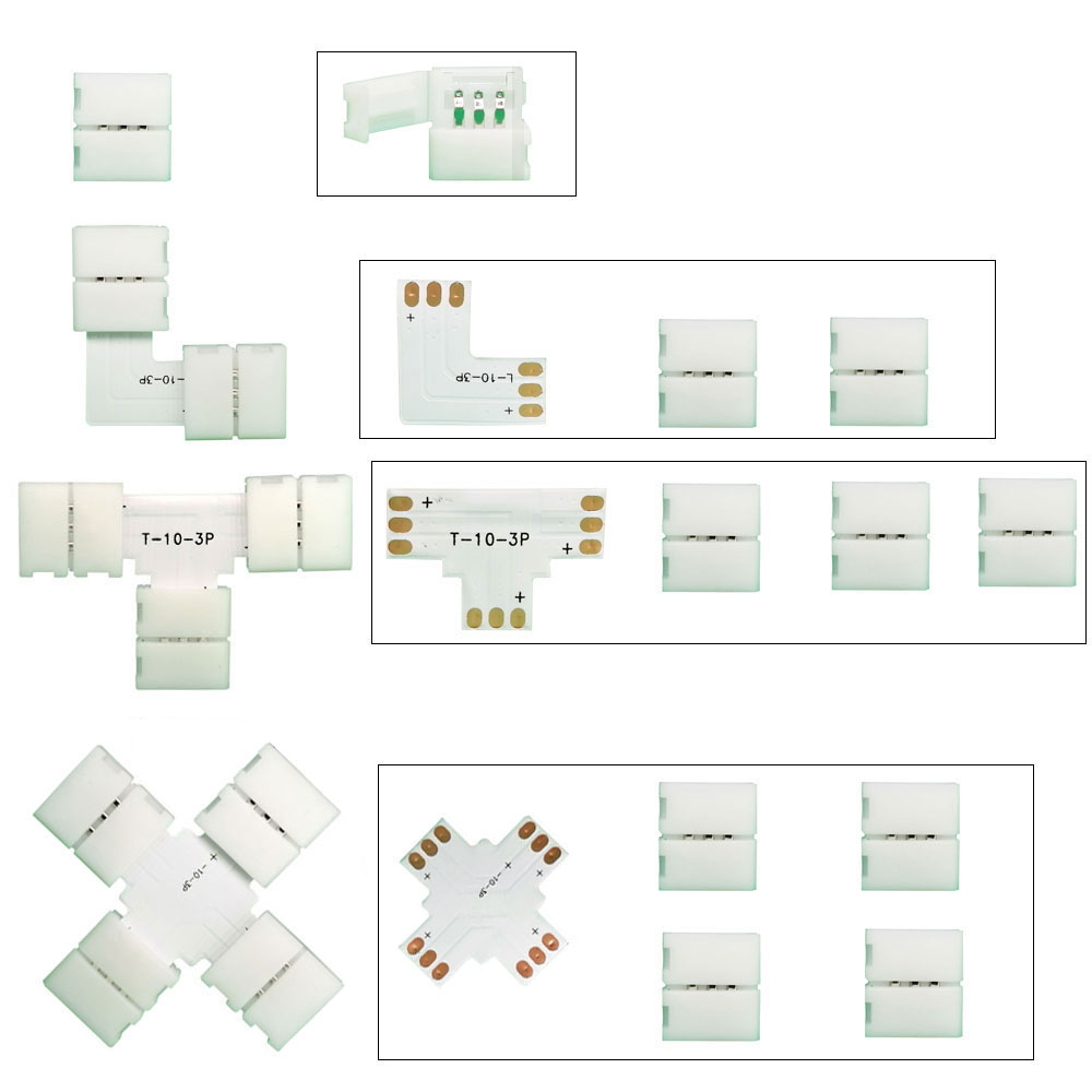 5PCS 10mm L / T / X Shape Conn - Ws2812B review and price