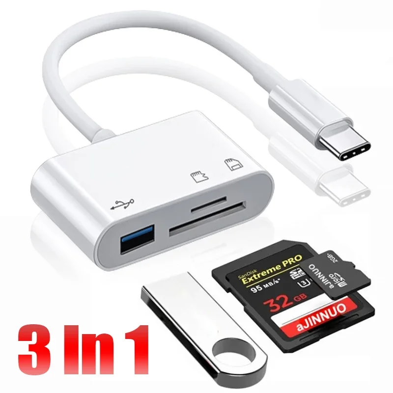 3 In 1 Type-c To USB C A OTG A - Sd Card Module review and price
