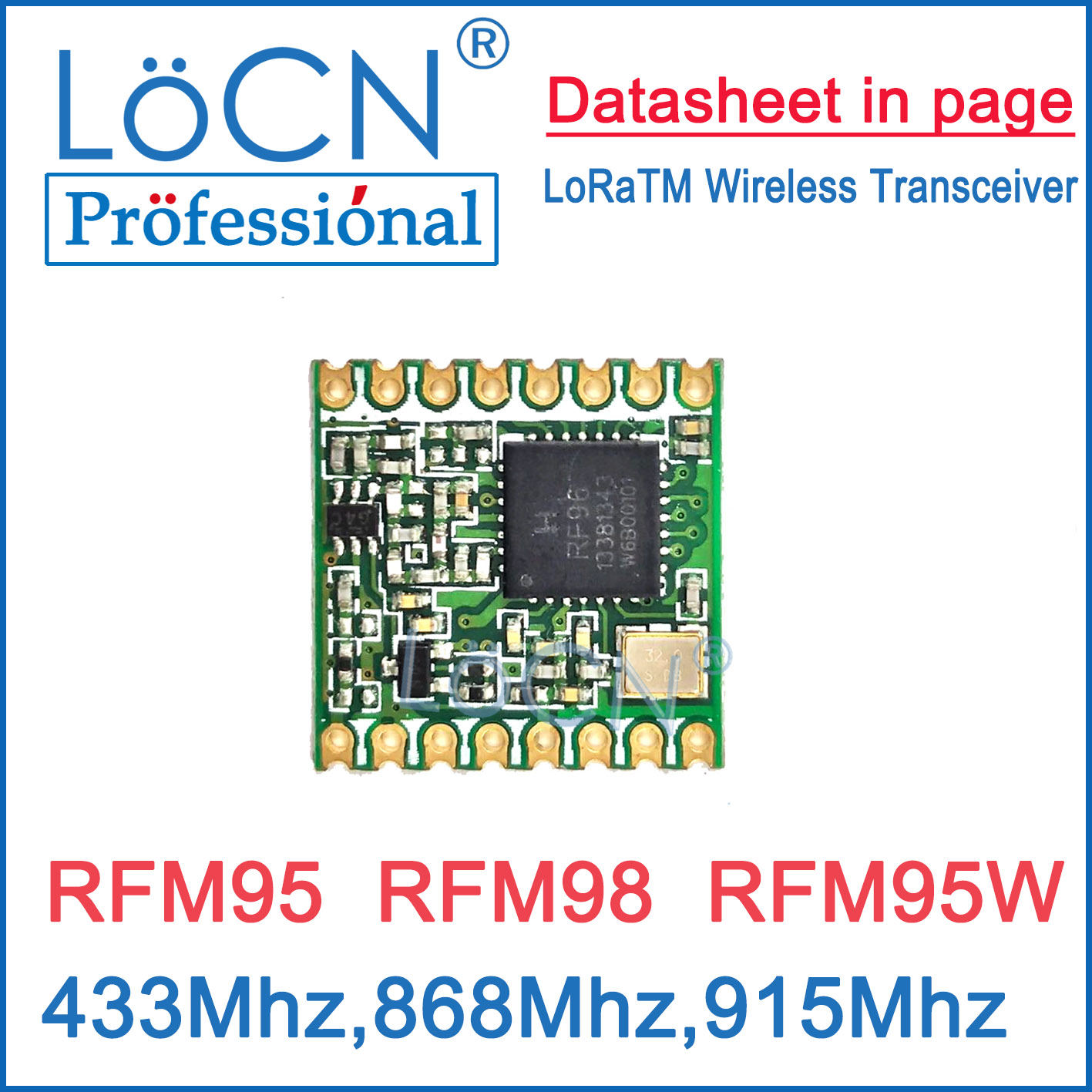 5pcs RFM95 RFM98 RFM96 RFM95W  - Lora Rfm95 review and price