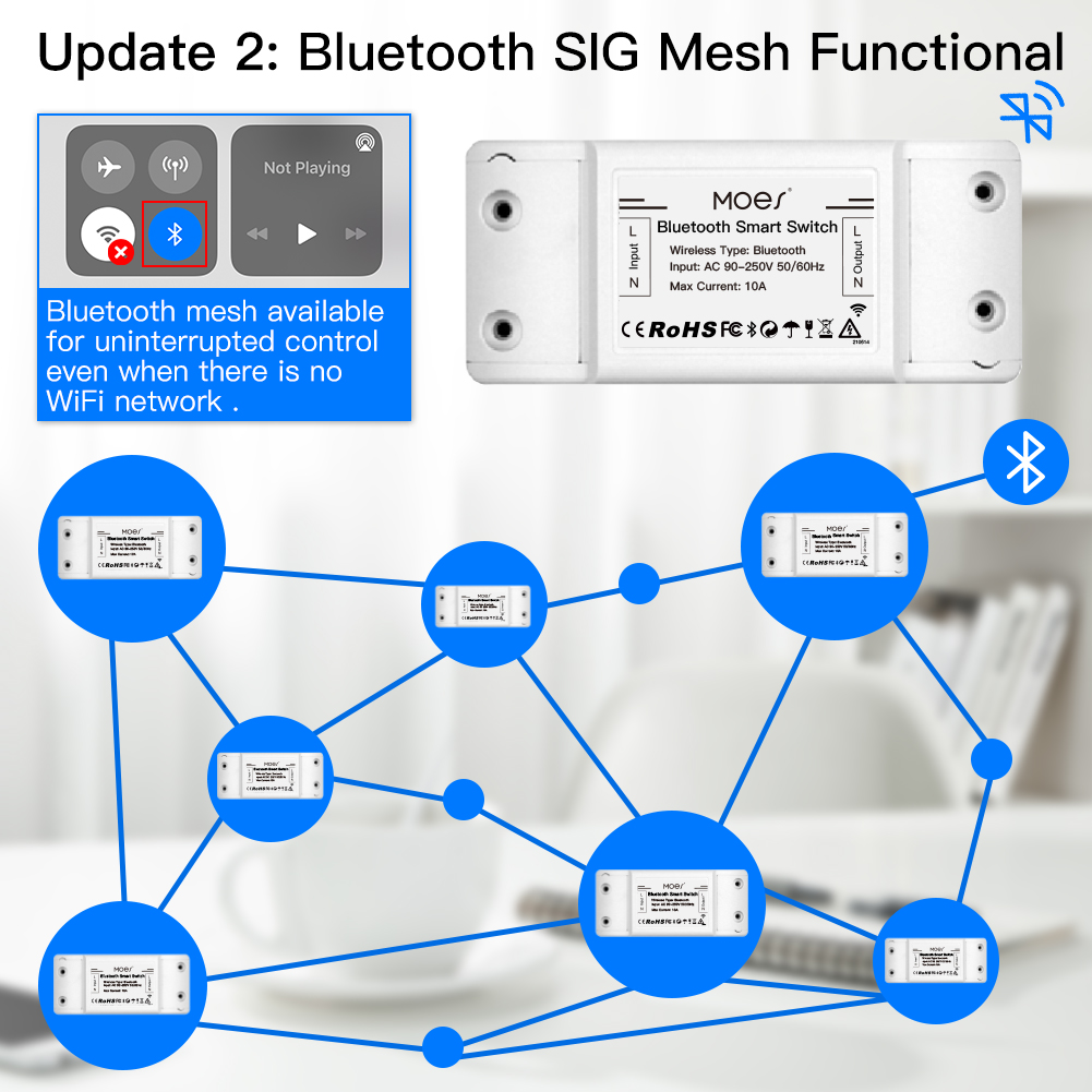 MOES Bluetooth Smart Switch Re - Joystick Module review and price